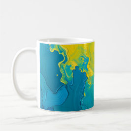 Abstrakte Wirbel Kaffeetasse