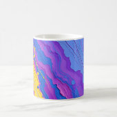 Abstrakte Wirbel Kaffeetasse (Mittel)