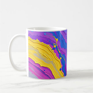 Abstrakte Wirbel Kaffeetasse