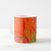 Abstrakte Wirbel Kaffeetasse (Vorderseite Links)