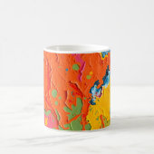Abstrakte Wirbel Kaffeetasse (Mittel)