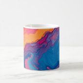 Abstrakte Wirbel Kaffeetasse (Mittel)