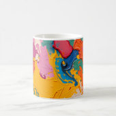 Abstrakte Wirbel Kaffeetasse (Mittel)