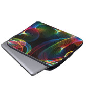 Abstrakte Wirbel Laptopschutzhülle (Vorne Knopf)