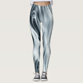 Abstrakte Wirbel mit weichem Wispy-Flown Leggings (Vorderseite)