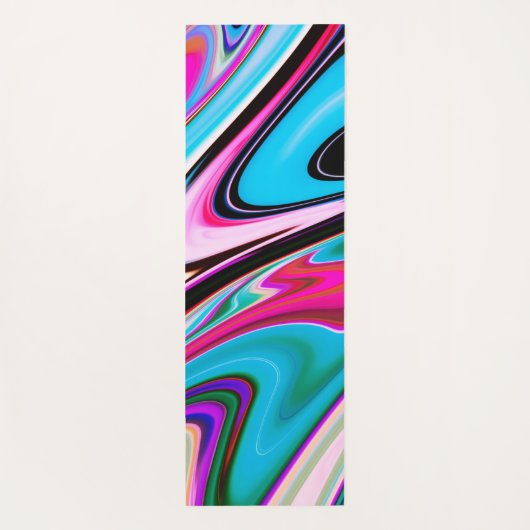 Abstrakte Wirbel Muster Yogamatte (Rückseite)