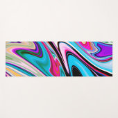 Abstrakte Wirbel Muster Yogamatte (Vorderseite (Horizontal))