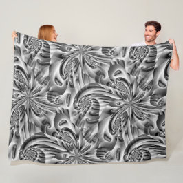 Abstrakte Wirbel - nahtloses Muster 1 Fleecedecke