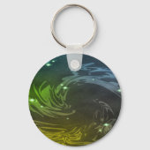 Abstrakte Wirbel Schlüsselanhänger (Vorderseite)