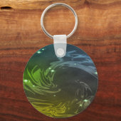 Abstrakte Wirbel Schlüsselanhänger (Vorderseite)