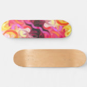 Abstrakte Wirbel Skateboard Deck (Horizontal)