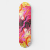 Abstrakte Wirbel Skateboard Deck (Vorderseite)