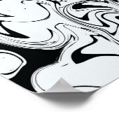 Abstrakte Wirbelkunst Poster (Ecke)