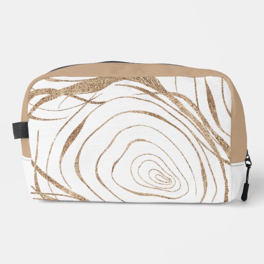 Abstrakte Wirble Linien Waschbeutel (Vorderseite)