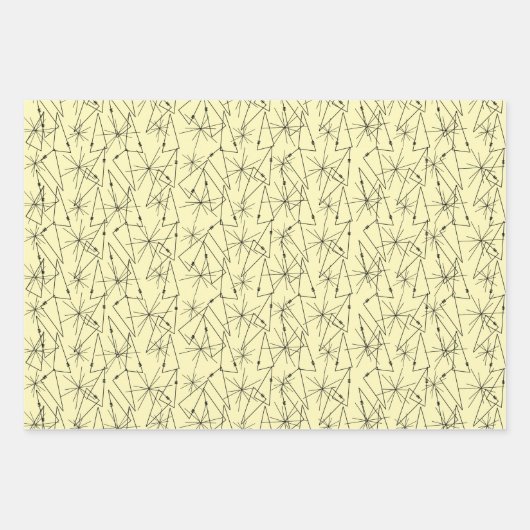 Abstrakte Wire Tree Art aus dem Mittelalter Geschenkpapier Set (Vorderseite 3)