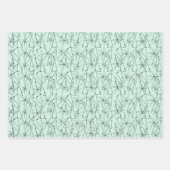 Abstrakte Wire Tree Art aus dem Mittelalter Geschenkpapier Set (Vorderseite)