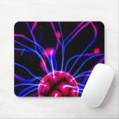 Abstrakte Wissenschafts-Plasma-Ball-Lampe Mouspad Mousepad (Mit Mouse)