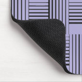 Abstrakte Woche auf Lila Mousepad (Ecke)