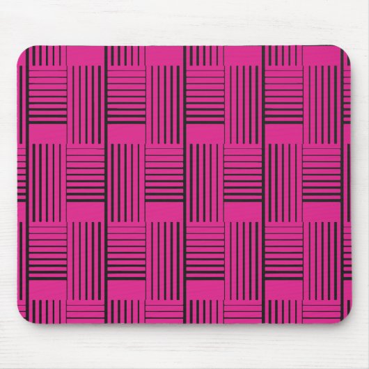 Abstrakte Woche auf rosa Mousepad (Vorne)