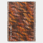 Abstrakte Woche Nummer 1 Decke (Vorderseite Vertikal)