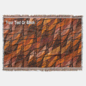 Abstrakte Woche Nummer 1 Decke (Vorderseite)