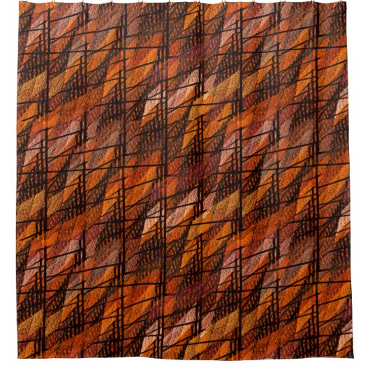 Abstrakte Woche Nummer 1 Duschvorhang (Vorderseite)