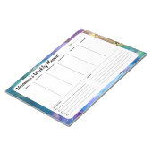 Abstrakte Woche sichern, um Notepad-Planer aufzuli Notizblock (angewinkelt)