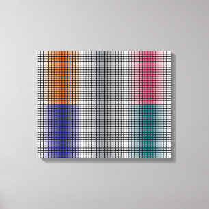 Abstrakte Wohngestaltung Leinwanddruck