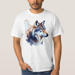 Abstrakte Wolfskleidung T-Shirt