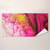 Abstrakte Wolken-ART. Transparente Kreativität. Ma Badehandtuch (Badehandtuch)