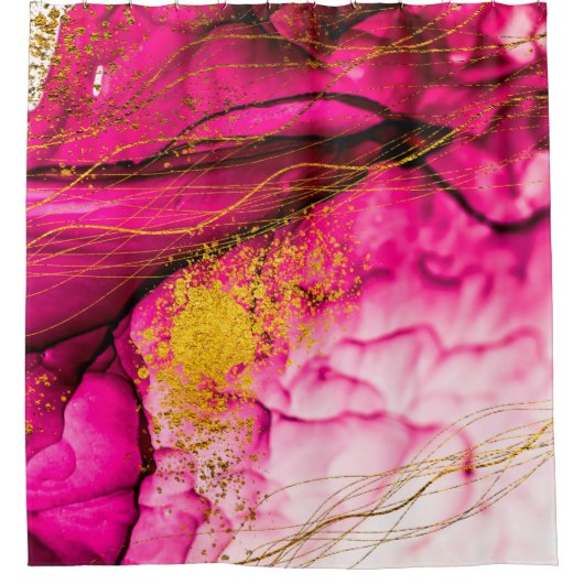 Abstrakte Wolken-ART. Transparente Kreativität. Ma Duschvorhang (Vorderseite)