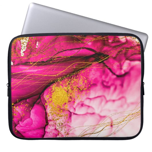 Abstrakte Wolken-ART. Transparente Kreativität. Ma Laptopschutzhülle (Vorderseite)