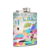 Abstrakte Wolken Flachmann (Rechts)