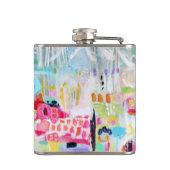 Abstrakte Wolken Flachmann (Rückseite)