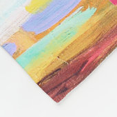 Abstrakte Wolken Fleecedecke (Ecke)