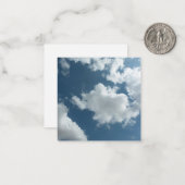 Abstrakte Wolken Himmel Fotografie Mitteilungskarte (Vorderseite/Rückseite Beispiel)