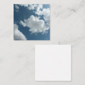 Abstrakte Wolken Himmel Fotografie Mitteilungskarte (Vorne/Hinten)
