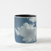 Abstrakte Wolken Himmel Fotografie Tasse (Zentrum)