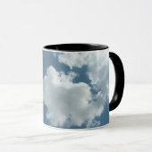 Abstrakte Wolken Himmel Fotografie Tasse (VorderseiteRechts)
