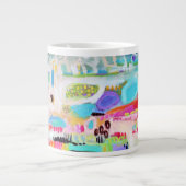 Abstrakte Wolken Jumbo-Tasse (Vorderseite)