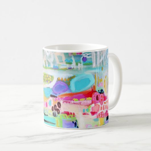 Abstrakte Wolken Kaffeetasse (VorderseiteRechts)