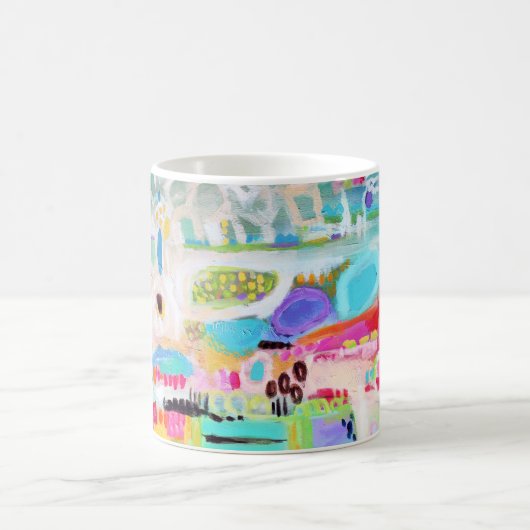 Abstrakte Wolken Kaffeetasse (Mittel)