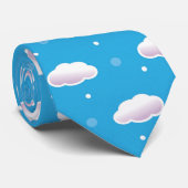 Abstrakte Wolken Krawatte (Gerollt)