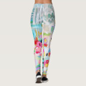 Abstrakte Wolken Leggings (Rückseite)