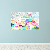 Abstrakte Wolken Leinwanddruck (Insitu (Holzboden))