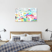 Abstrakte Wolken Leinwanddruck (Insitu (Schlafzimmer))