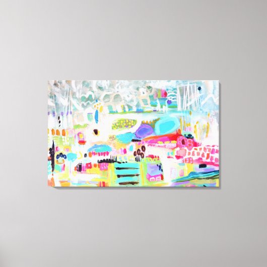 Abstrakte Wolken Leinwanddruck (Vorderseite)