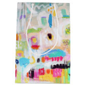 Abstrakte Wolken Mittlere Geschenktüte (Rückseite)