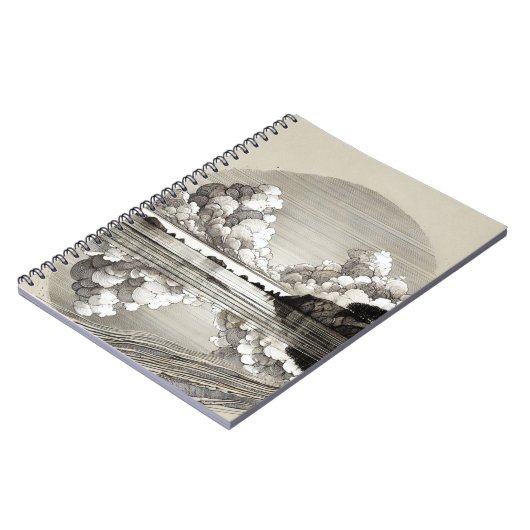 Abstrakte Wolken | Notebook-Journal Notizblock (Linke Seite)