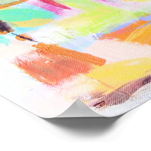 Abstrakte Wolken Poster (Ecke)